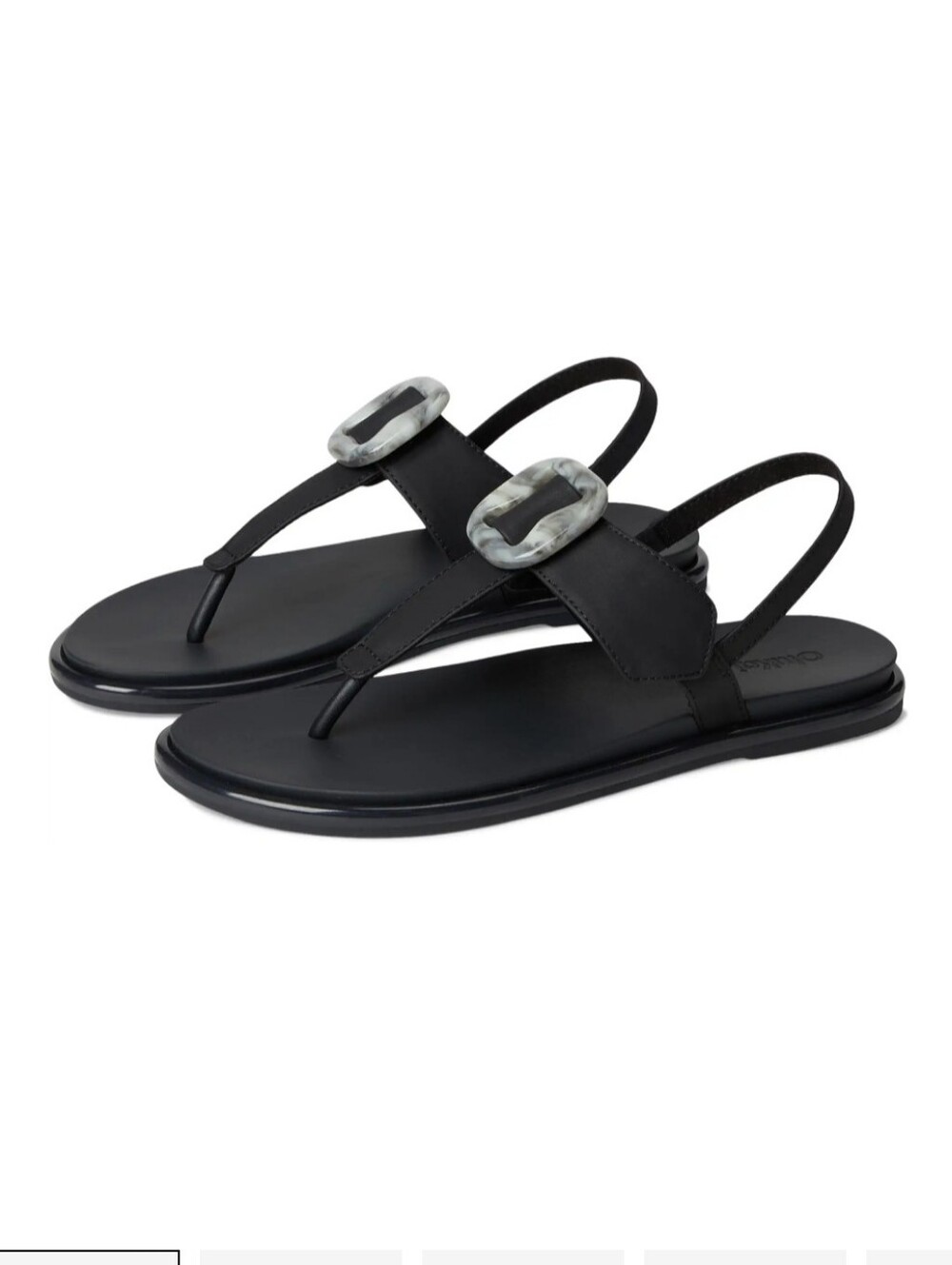 Olukai Black La'I T-bar Sandals 10